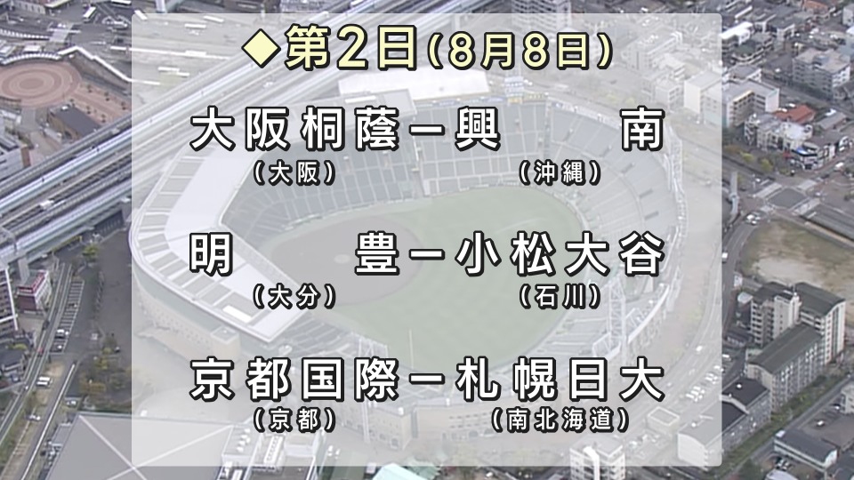 小松大谷が１回戦突破　夏の高校野球