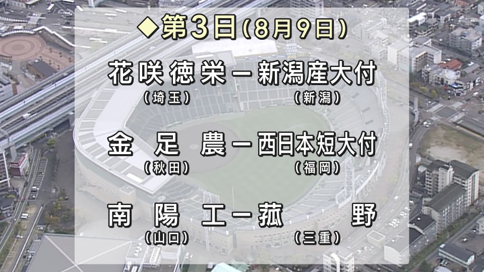 新潟産大付が１回戦突破　夏の高校野球