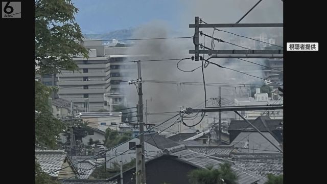 ７月の住宅火災で４４歳の女逮捕　京都市左京区の実家に放火した疑い　離れ全焼し近隣住宅にも延焼