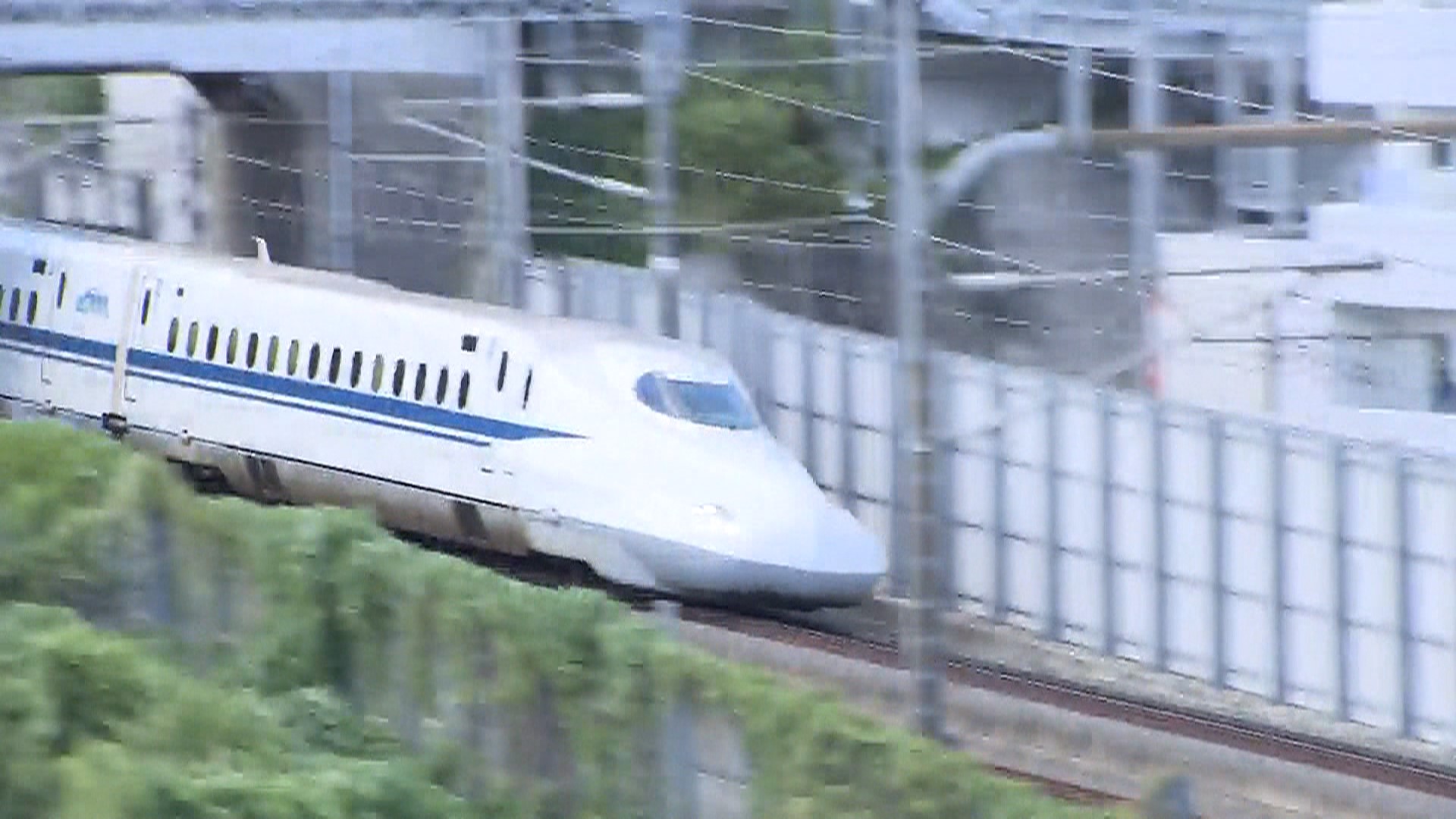 始発から通常運行　東海道新幹線　