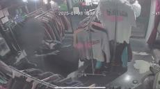 窃盗被害の古着販売店でまた…防犯カメラに映ったその手口