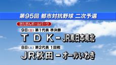 都市対抗野球・東北大会　TDKは完封勝利で初戦突破　JR秋田は敗者復活へ