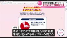 県の省エネ家電の購入費用の助成キャンペーン 終了へ