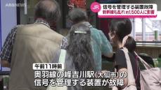 秋田新幹線に区間運休相次ぐ 奥羽線の信号管理装置の故障 約1500人に影響