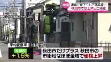 「地価」公表　秋田県の平均価格は全国最下位も秋田市の市街地では上昇基調　今後はさらに二極化進むか