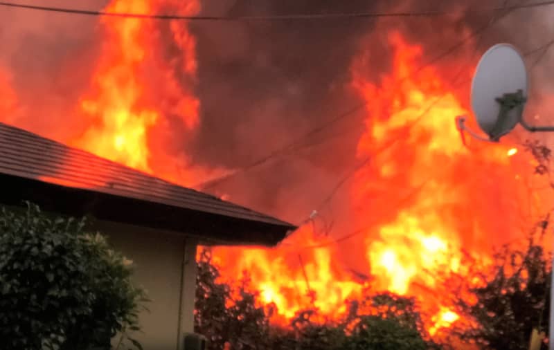 秋田市八橋の火事 続報