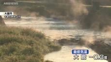 冬の足音少しずつ…秋田県内冷え込み強まる　この秋最も低い気温を観測　鳥海山では初冠雪も