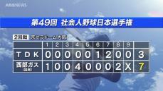 TDK準々決勝進出ならず　社会人野球日本選手権