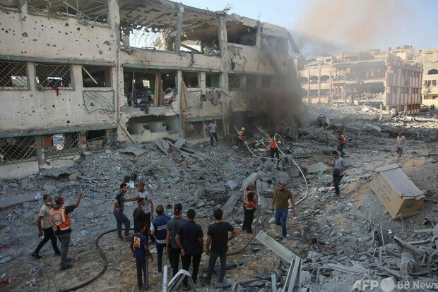 イスラエル軍がまた学校空爆、17人死亡