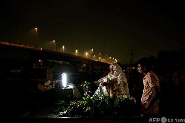 【今日の1枚】闇夜に浮かぶ野菜たち インド