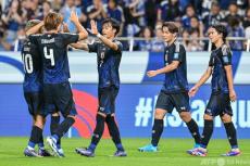 日本が中国に7発大勝発進 サッカーW杯アジア最終予選