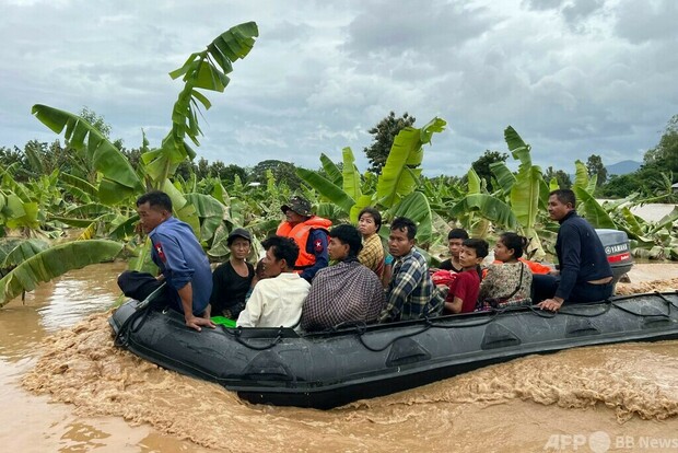 ミャンマーで洪水、74人死亡 国営メディア