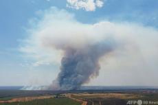 ブラジル首都の国立公園で山火事相次ぐ サッカー場3000面分焼失