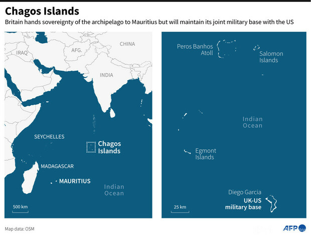 英、インド洋の戦略的要衝をモーリシャスに返還 基地使用は継続