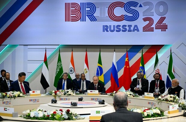 プーチン氏、BRICSサミットで「多極的世界秩序」強調