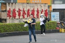 中国・珠海の車暴走 当局は献花台を撤去