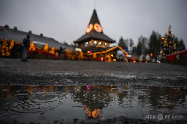 北極の温暖化、サンタクロースの故郷も雪不足