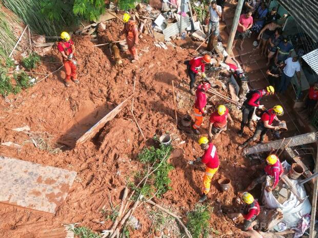 ブラジル南東部で地滑り、10人死亡