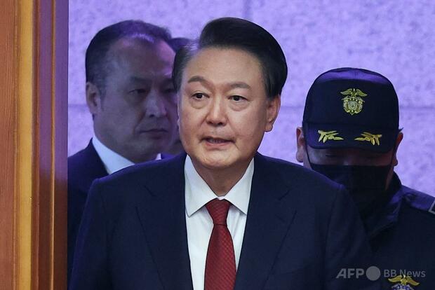 韓国の尹大統領、弾劾裁判に初めて出席