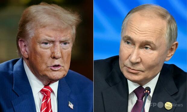 トランプ氏、プーチン氏に即時停戦迫る  「取引」拒否なら制裁強化