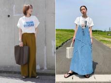 夏の定番“白Tシャツ”、40代女性の正解コーデとは？【カラーコーディネートのプロが解説】