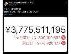 「生涯年収が一カ月で消滅」資産35億円ニート、株価暴落で膨大な損失額を明かす！ 「宝くじの当選金額だね」