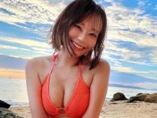 「最高に美人さん」礒部希帆、豊満バストあらわな“映えまくり”ビキニ姿！ 「きほちゃんの水着姿が世界一」