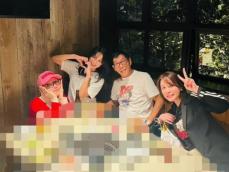 KABA.ちゃん、明石家さんま＆元俳優＆女子アナと“桜の会”ショット公開！ 「イジり倒してくれて大爆笑」