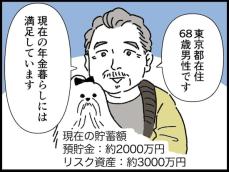 【マンガ】厚生年金40年加入で月22万5000円の年金受給「家賃収入と配当で補填」と語る68歳男性のリアル