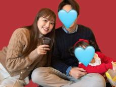 「滲み出るイケメン臭」菊地亜美、夫＆娘とのクリスマスショット披露！ 「旦那様もお洒落」「お揃いで素敵」