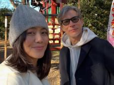 「絵になるご夫婦」前田典子、イケメン夫との初詣ツーショットに絶賛の声！ 「いつまでもお美しい」