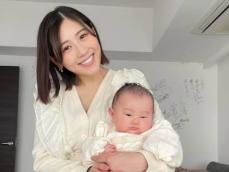 「目元はママ似かな？」西野未姫、生後3カ月の娘との親子ショットに反響の声！ 「可愛さ増し増し」