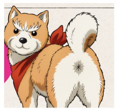 織田信長が柴犬“シナモン”に！？　衝撃マンガがアニメ化！