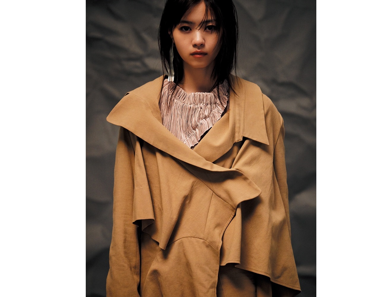 【西野七瀬着用！】sacai サカイ レインスプーナー フリンジ バンダナニット 西野七瀬の毎日ニット な30日間全部見せ！ | インタビュー