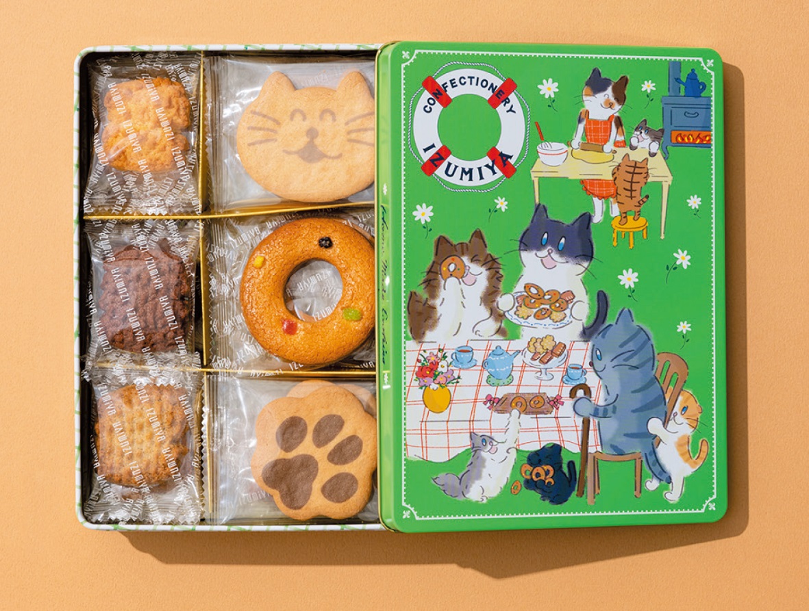 A-1.ゆんにゃん お菓子まとめ売り にゃんともおかしなお菓子 肉球まんじゅう