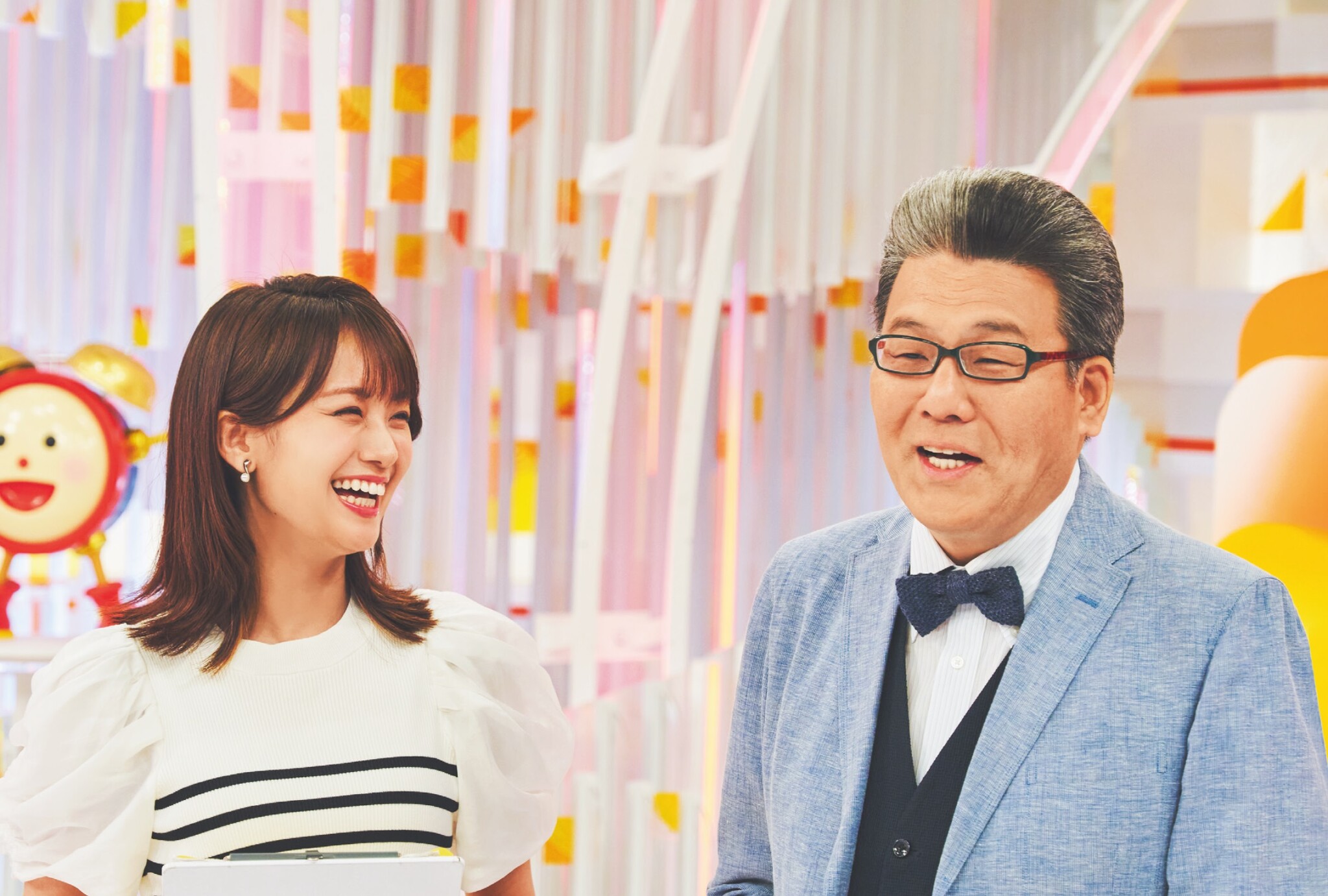 めざましテレビ 蝶ネクタイ