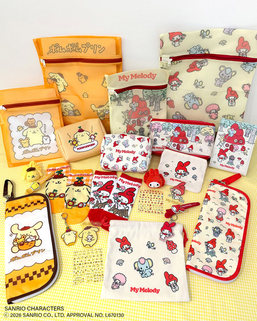 ポムポムプリン、ハローキティ、ポチャッコたちの“平成レトロ”なグッズ
