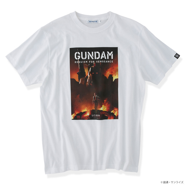 「ガンダム 復讐のレクイエム」炎の中に立つガンダムEXはインパクト大！ 色と絵柄を選べるTシャツ登場