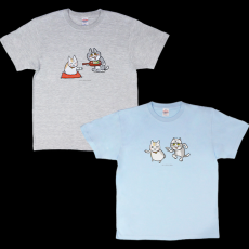 夏目友人帳」ニャンコ先生＆仕事猫のコラボ、ヨシ！ Tシャツの