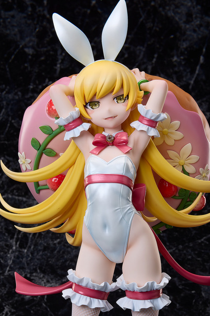 物語〉シリーズ」忍野忍フィギュアが白バニーに変身！ 華奢なスタイル
