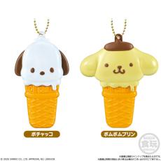 ポムポムプリンカフェ　マスコット　アイス ぬいぐるみ・マスコット