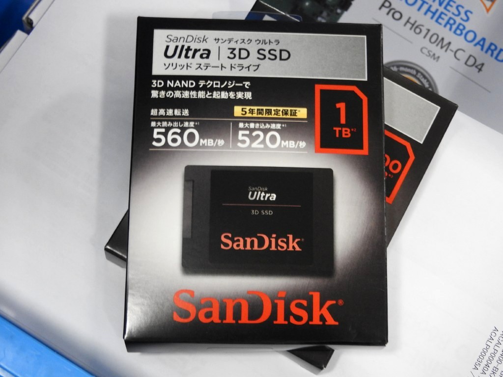 採用NANDが変更？「SanDisk Ultra 3D SSD」シリーズに新モデルが登場