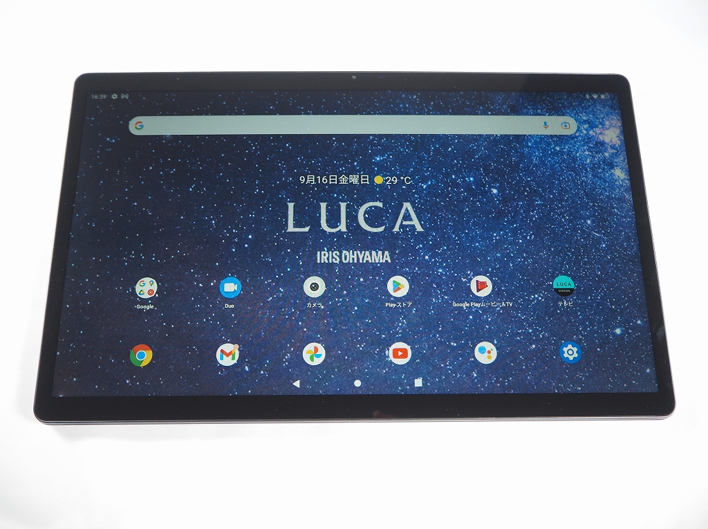 IRIS OHYAMA LUCA タッチスクリーン 15.6型！ アイリスオーヤマの大画面タブ「LUCAタブレット」は