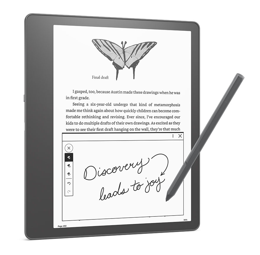 アマゾン、ペンで手書きメモが可能な10.2型電子書籍リーダー「Kindle Scribe」 4万7980円～で予約開始