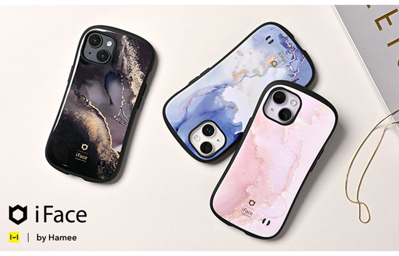 iFaceのiPhoneケースシリーズから大理石調のマーブル模様が高級感を演出する大人デザインの新色が登場！