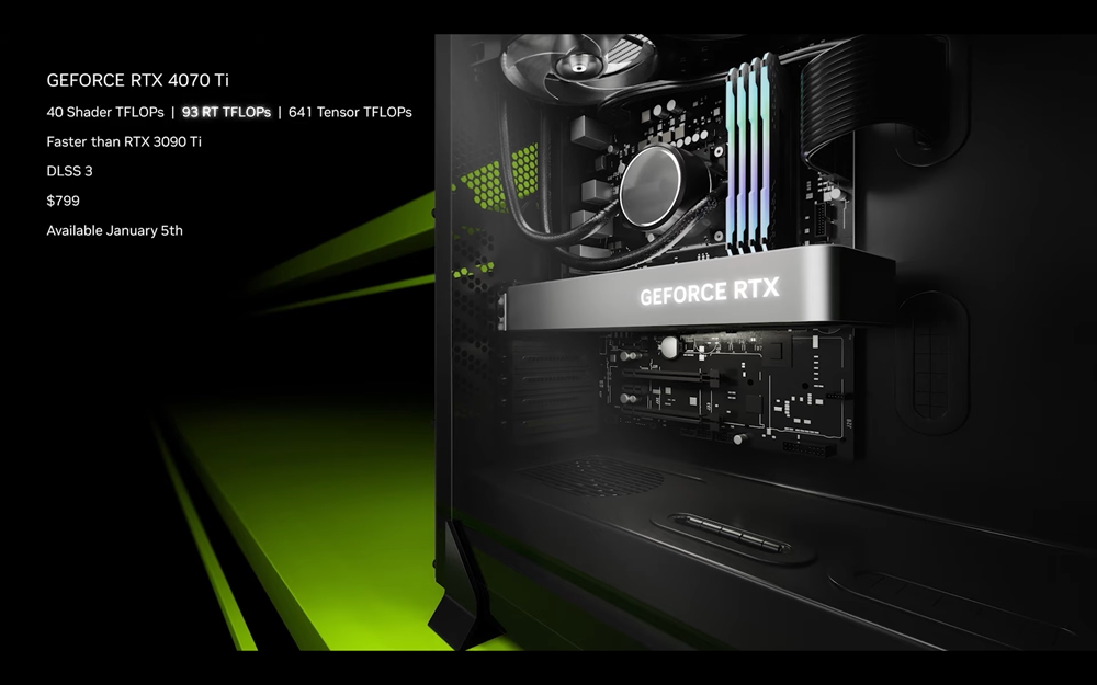 GeForce RTX 4070 TiにノートPC向けRTX 40も！NVIDIA CES 2023講演まとめ