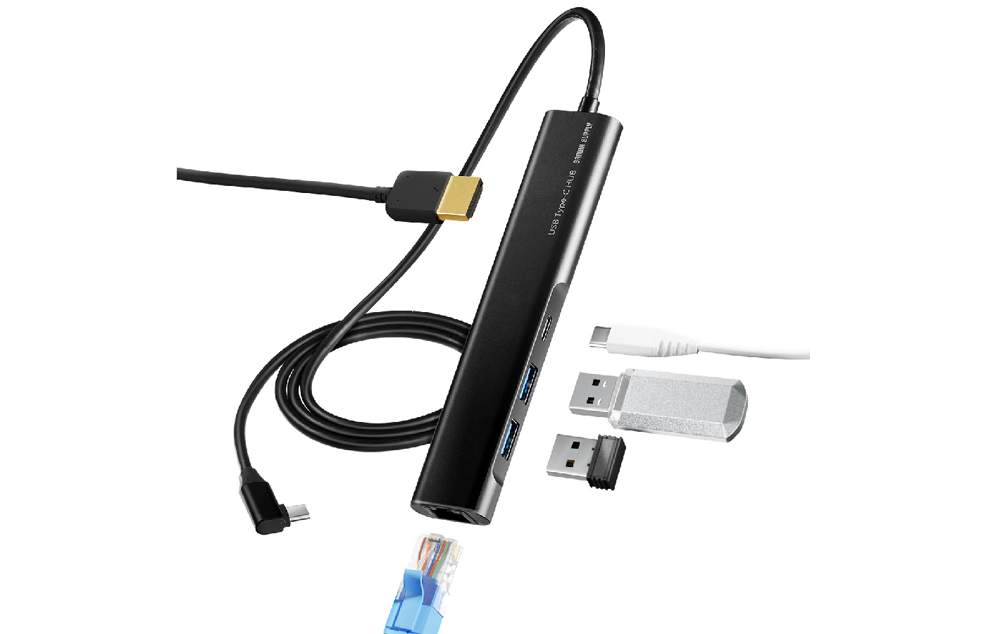 サンワサプライ、HDMI 4K出力に対応したL字型コネクターUSB Type-C接続のドッキングステーションを発売
