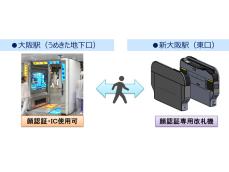 JR西日本、大阪駅の「顔認証改札機」実証実験モニターを募集開始
