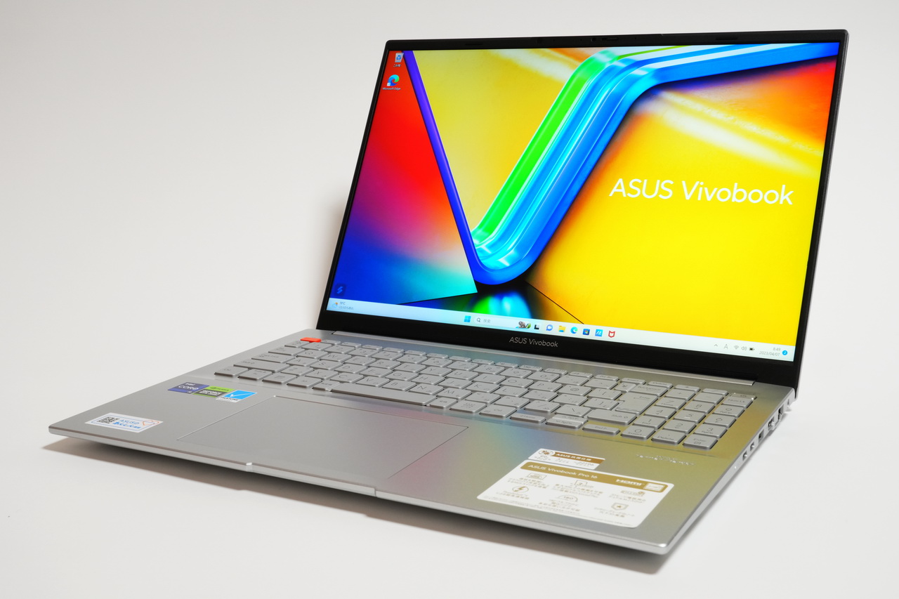 ASUS「Vivobook Pro 16」実機レビュー = 13世代HプロセッサーにRTXの 