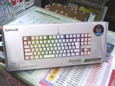 日本語配列で銀軸採用の安価な白いテンキーレスキーボード